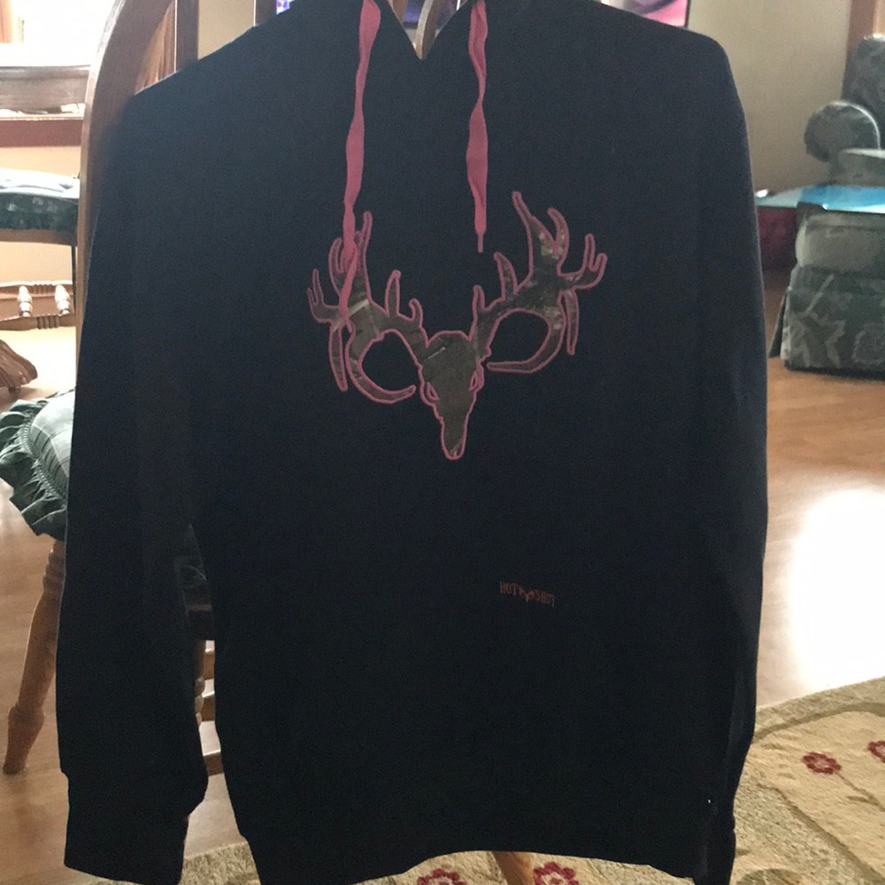 NWOT hot shot black hoodie.